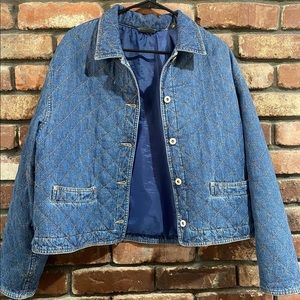 Vintage Quilted Denim Jacket